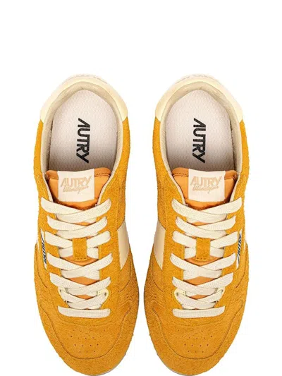 Autry Mineral Yellow Windspin Sneaker In Yellow