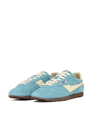 Autry Windspin Suede And Leather Low-top Sneakers In Multi