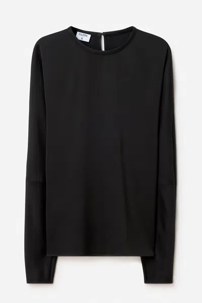 Filippa K Batwing Top In Black