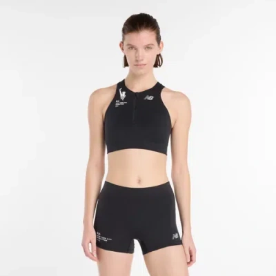 New Balance Women's Nyc Marathon Nb Define Race Crop In Black