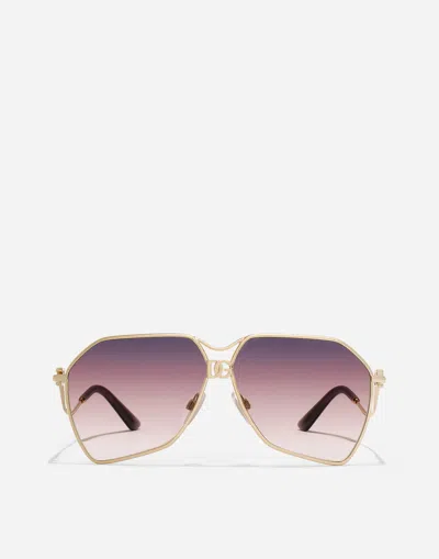 Dolce & Gabbana Dg Filo Sunglasses In Purple