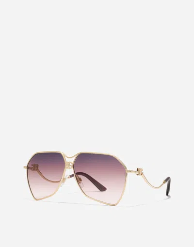Dolce & Gabbana Dg Filo Sunglasses In Purple