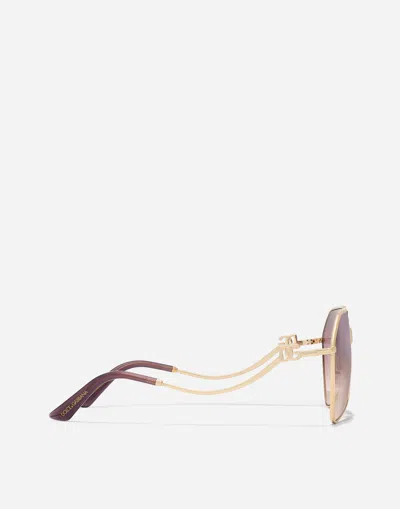 Dolce & Gabbana Dg Filo Sunglasses In Purple