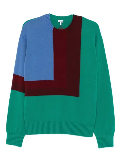 Loewe Wool Sweater Knitwear Multicolor In Multi