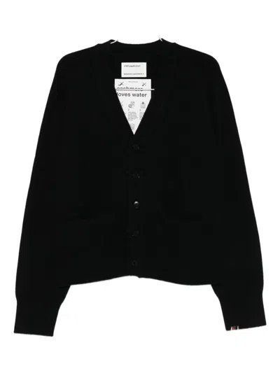 Extreme Cashmere Cashmere Cardigan In Black