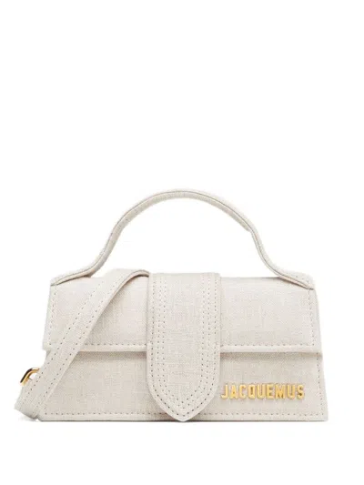 Jacquemus Mini Handbag Adjustable Strap In Sand