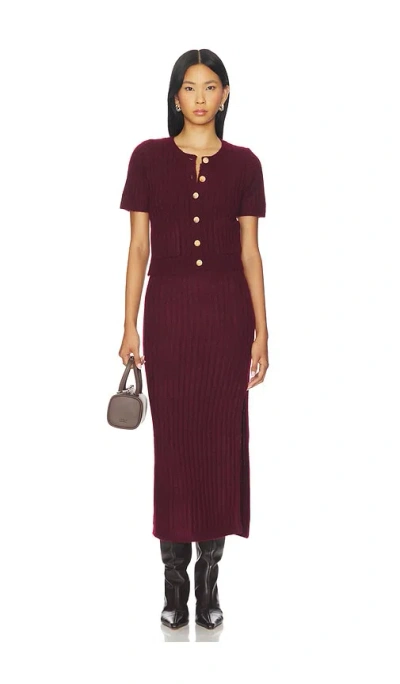 Heartloom Carmela Set In Burgundy