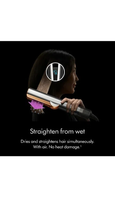 Dyson Limited Edition Airstrait Wet-to-dry Straightener In Amber Silk Null In Brown