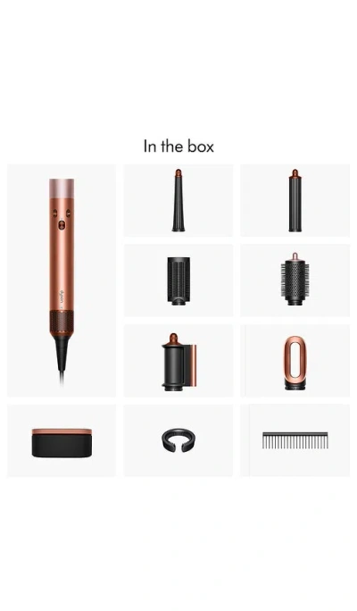 Dyson Limited Edition Airwrap Id Multi-styler For Straight To Wavy Hair In Amber Silk Null In Multi