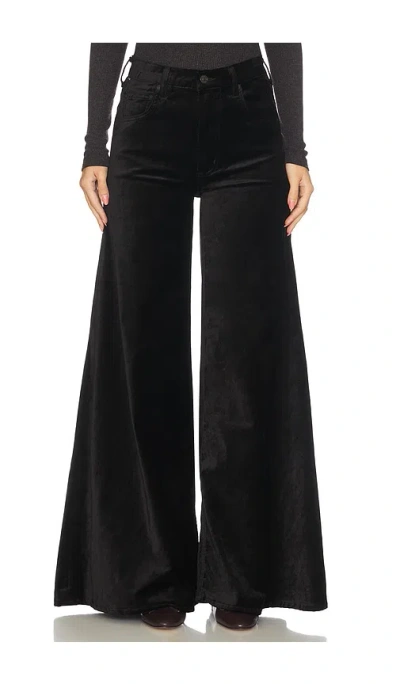 Citizen Of Humanity Amari Ultra Velvet Pants Black In Black