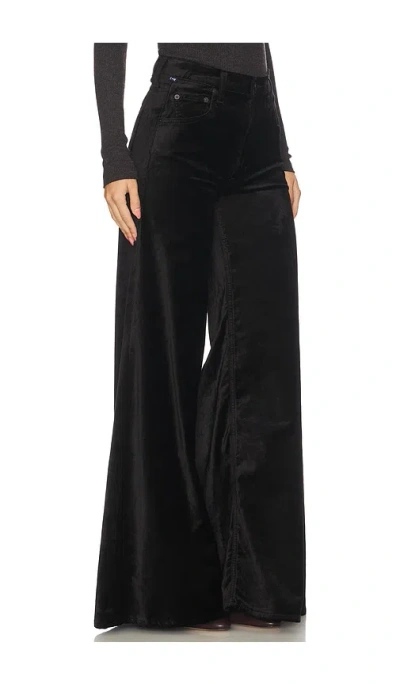 Citizen Of Humanity Amari Ultra Velvet Pants Black In Black