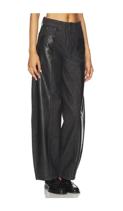 Gestuz Junia High Waisted Barrel Jeans In Multi