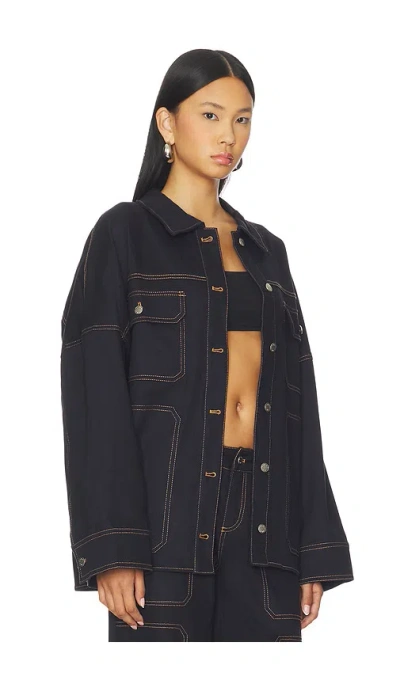 By.dyln Cooper Jacket In Blue