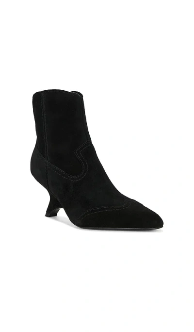 Simkhai Shadow High Heels Ankle Boots In Black Suede In Multi