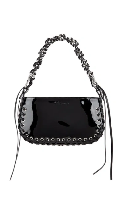 Blumarine Patent Leather Bag In Black