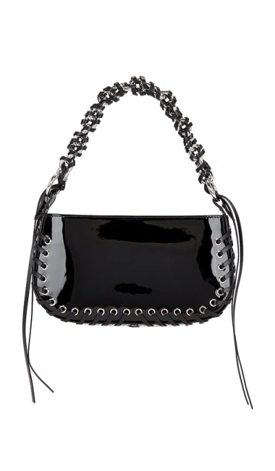 Blumarine Patent Leather Bag In Black