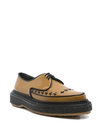 Adieu Type 101 Leather Derby Shoes In Brown