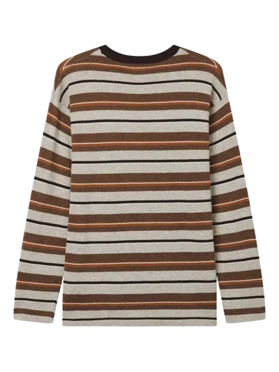B+ab Striped Sweater In Multi