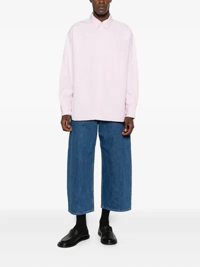 Studio Nicholson X Beams Plus Oxford Shirt In Pink