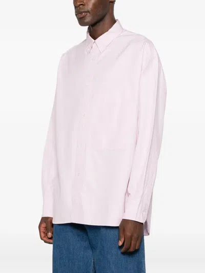 Studio Nicholson X Beams Plus Oxford Shirt In Pink