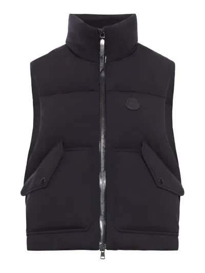 Moncler Genius Moncler X Ee72 Otis Down Padded Vest By Edward Enninful In Animal Print