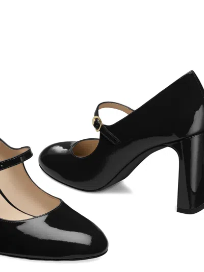 Stuart Weitzman Babette Mary Jane 85 In Black