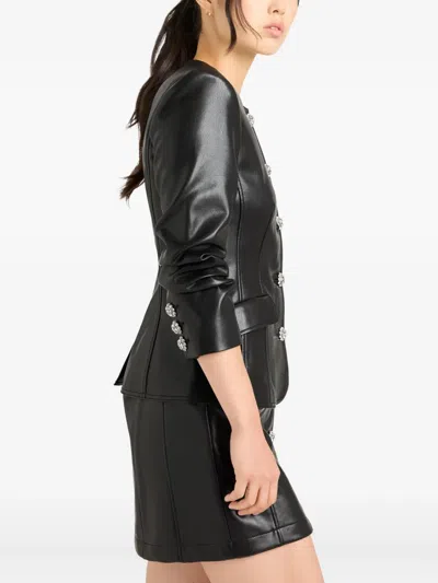 Cinq À Sept Chris Scrunch Detail Jacket In Black