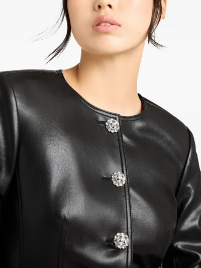 Cinq À Sept Chris Scrunch Detail Jacket In Black