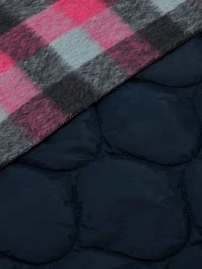 Aape By A Bathing Ape Checked Zip-up Jacket In Pink