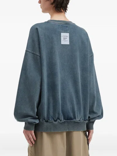 Musium Div. Patchwork Pocket Sweatshirt In Blue