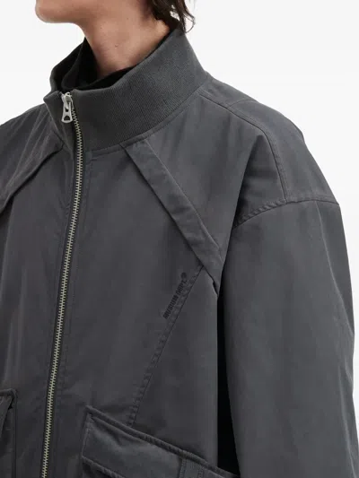 Musium Div. Pocket Zip-up Jacket In Gray