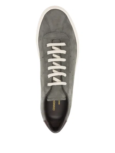 Common Projects Perforated Suede Sneakers In Multi