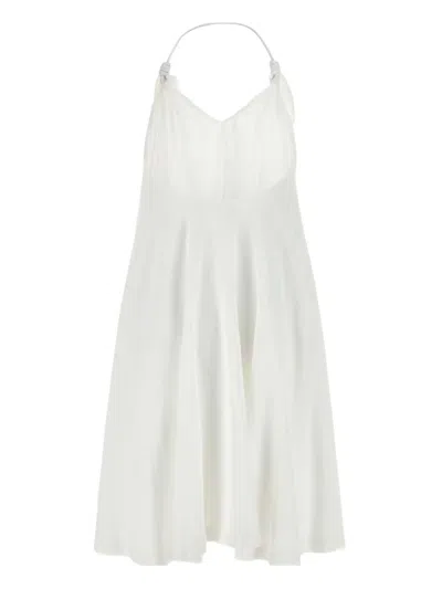 Loewe Tie-detail Dress In White
