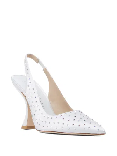 Stuart Weitzman 100mm Glam Xcurve Pumps In Multi