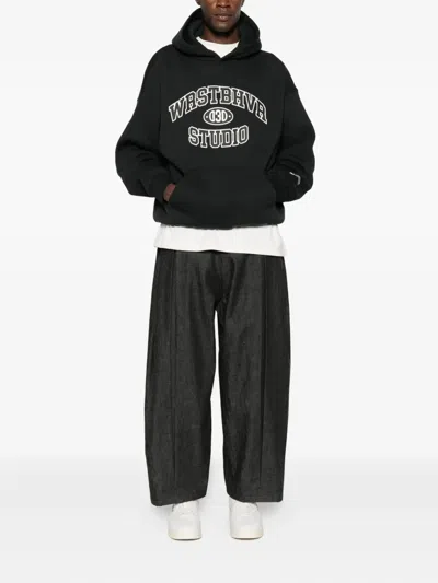 Wrstbhvr Logo-print Hoodie In Black