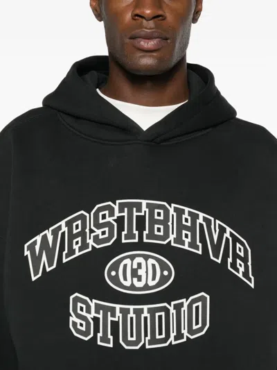 Wrstbhvr Logo-print Hoodie In Black