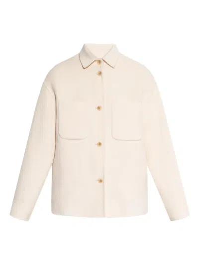 Add Pocket Button Overshirt In Neutral