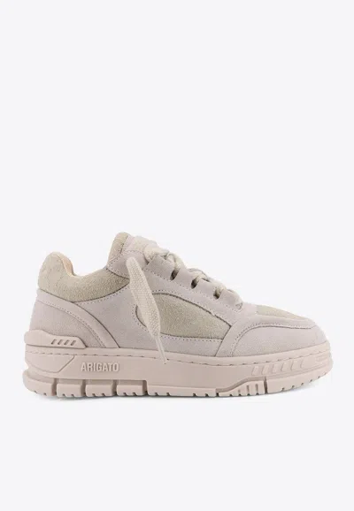 Axel Arigato Women Area Loop Suede Low-top Sneakers In White