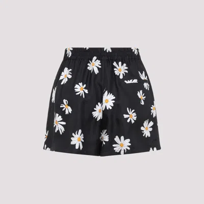 Moschino Elastic Waist Shorts In Black