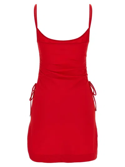 Attico The  'estate Meravigliosa' Dress In Red