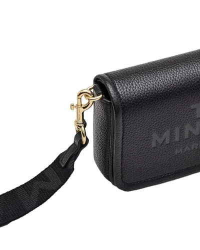 Marc Jacobs The Mini Bag Leather Crossbody Bag In Black
