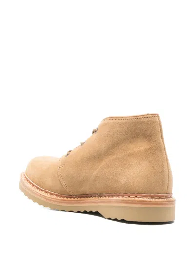 Our Legacy Beige Suede Chukka Ankle Boots In Brown