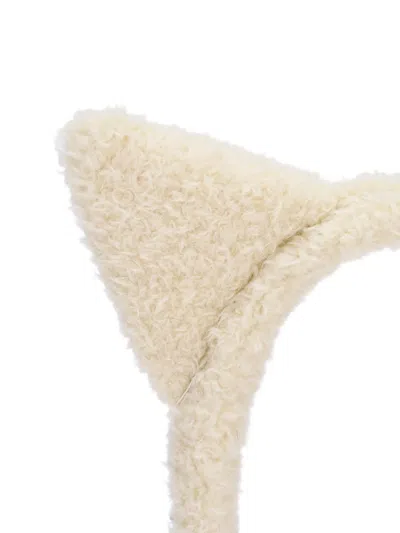 Charles Jeffrey Loverboy Cat-ear Ear Muffs In Neutral