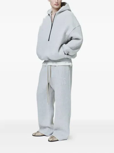 Fear Of God Athletics Half Zip Hoodie In Gray