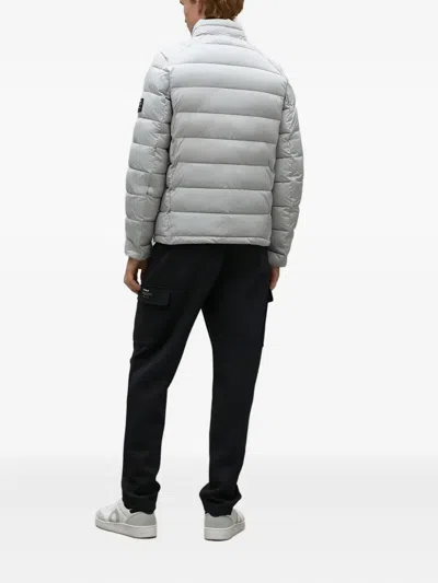 Ecoalf Zip-up Padded Jacket In Gray