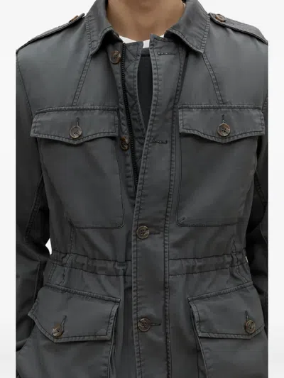 Ecoalf Buttoned Pocket Jacket In Gray