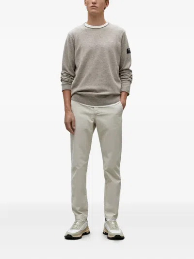 Ecoalf Buttoned Trousers In Neutral