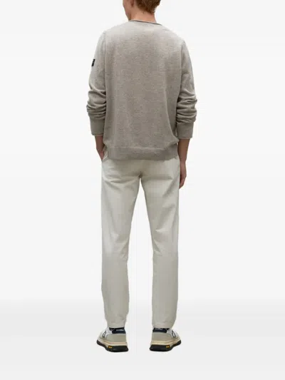 Ecoalf Buttoned Trousers In Neutral