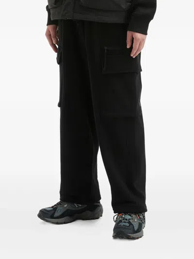 Fingercroxx Cargo-pocket Trousers In Black