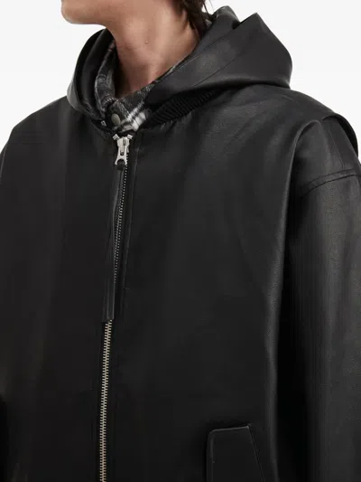 Musium Div. Hooded Zip Jacket In Black